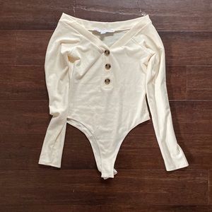 Cream Bodysuit